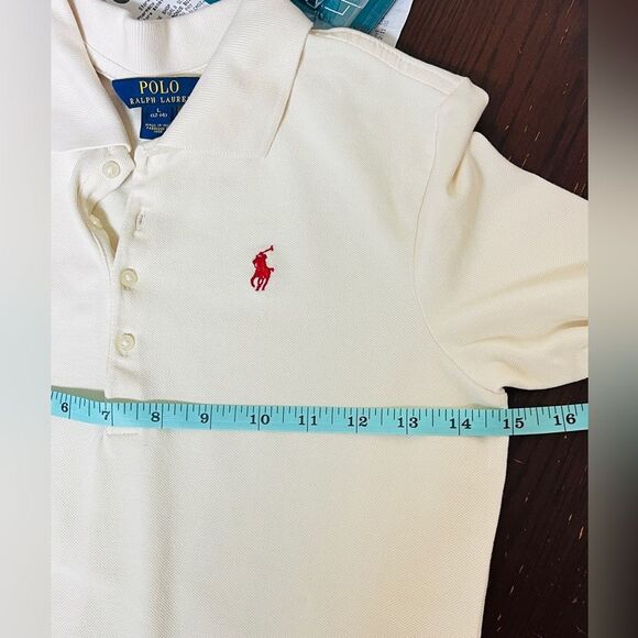 Ralph Lauren Youth Girl Polo Shirt Dress Long Sleeve Logo Pony L 14 16 - Picture 5 of 8